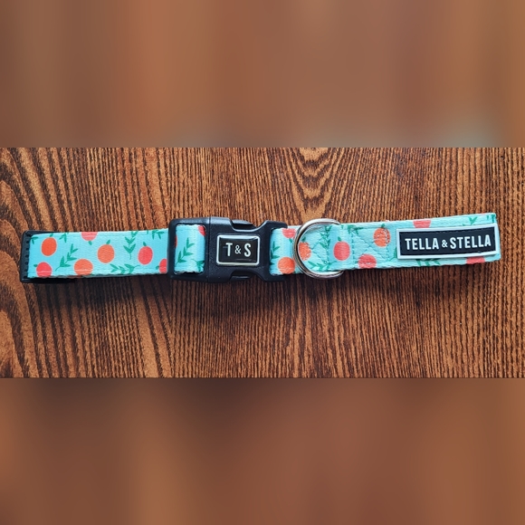2 /$15 New Tella & Stella Designer Dog Collar Peach 🍑 Size Large - Picture 2 of 8